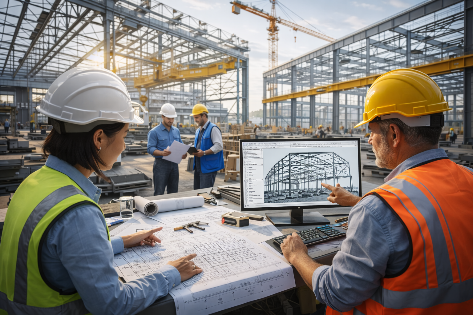 16.000 m² Çelik Konstrüksiyon Fabrika tasarımı
